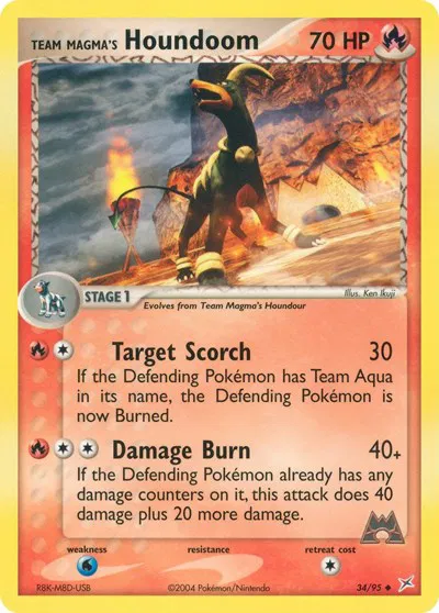 Team Magma's Houndoom (34) 