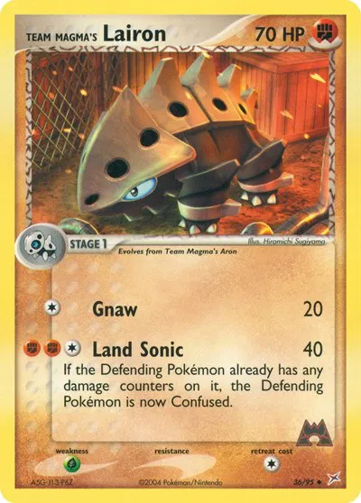 Team Magma's Lairon (36) 