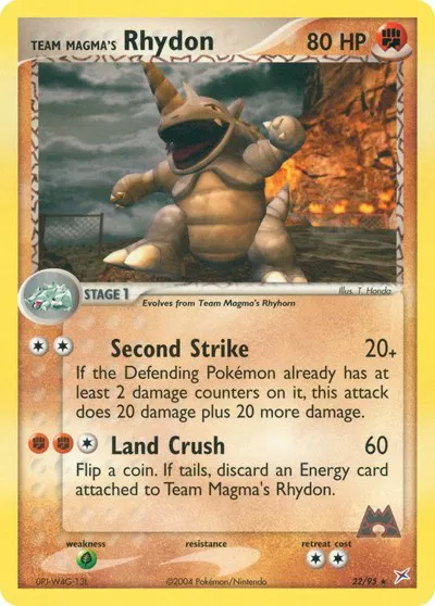 Team Magma's Rhydon (22) 