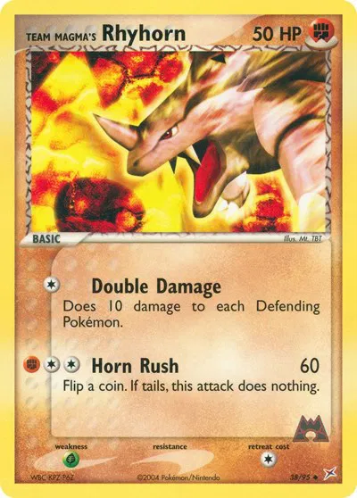 Team Magma's Rhyhorn (38) 