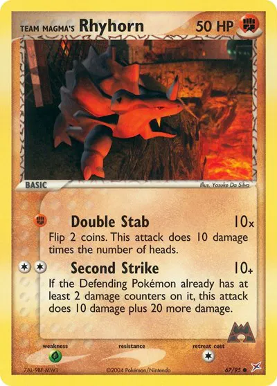Team Magma's Rhyhorn (67) 