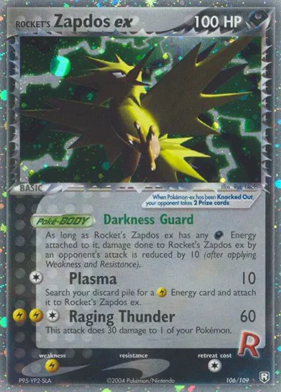 Rocket's Zapdos ex 
