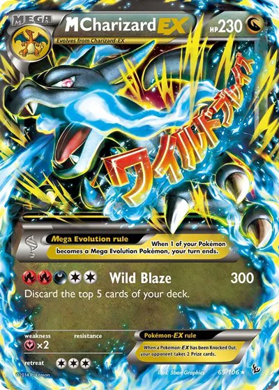 M Charizard EX (X) 
