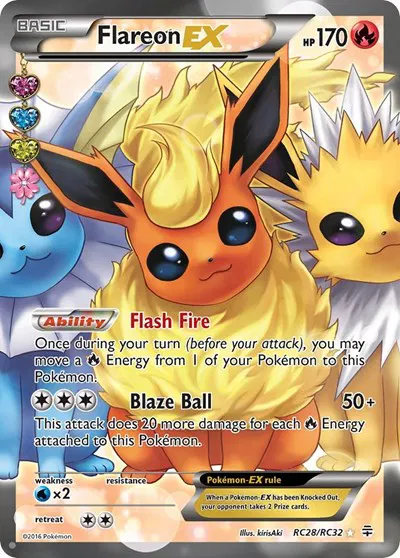 Flareon EX (Full Art) 