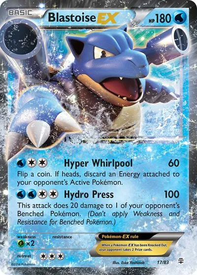 Blastoise EX 
