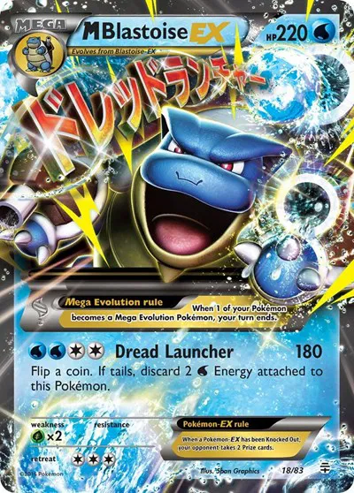 M Blastoise EX 
