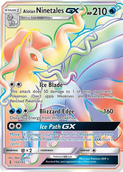 Alolan Ninetales GX (Secret) 