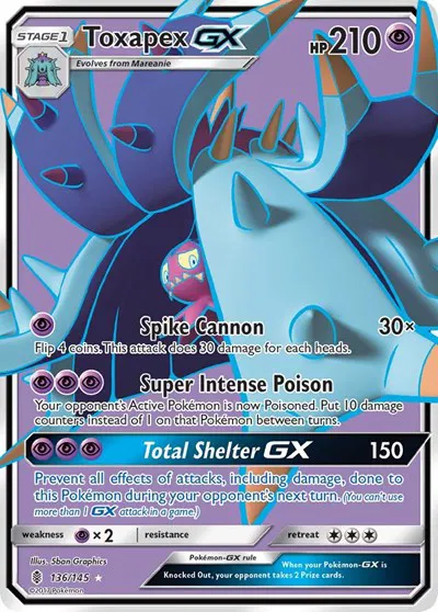 Toxapex GX (Full Art) 
