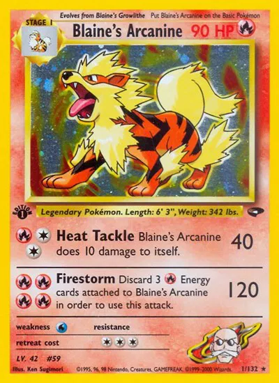 Blaine's Arcanine 
