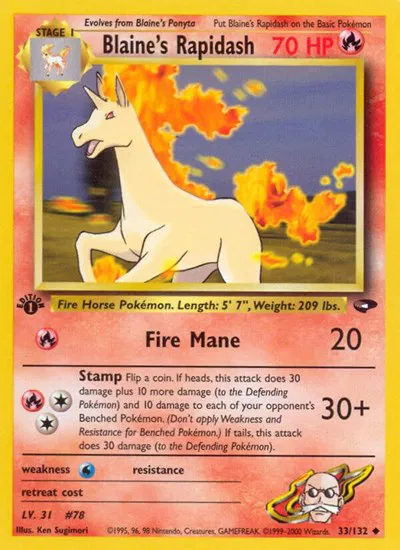Blaine's Rapidash 