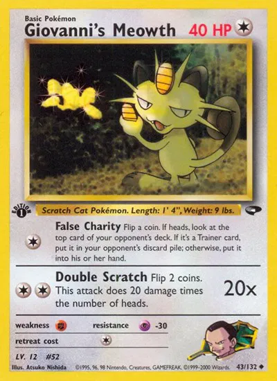 Giovanni's Meowth (43) 