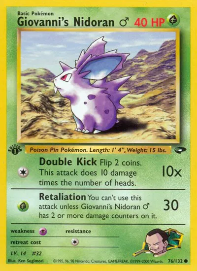 Giovanni's Nidoran M 