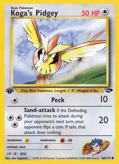 Koga's Pidgey (80) 