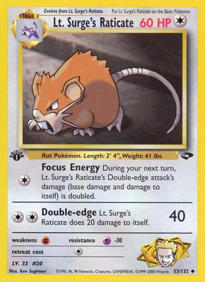 Lt. Surge's Raticate 