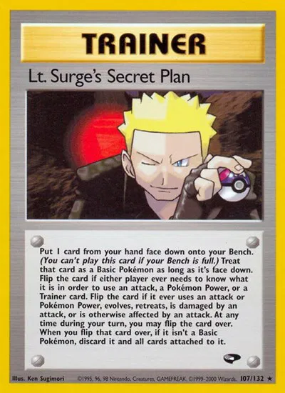 Lt. Surge's Secret Plan 