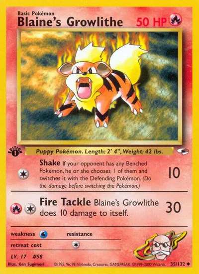 Blaine's Growlithe (35) 