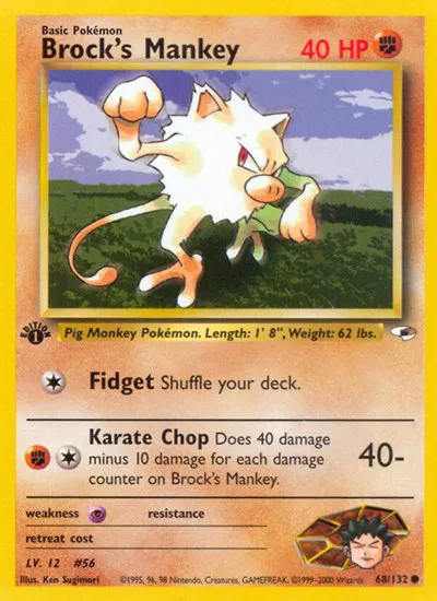 Brock's Mankey (68) 