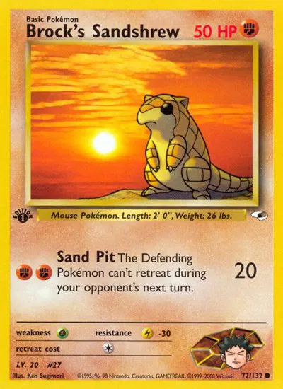 Brock's Sandshrew (72) 
