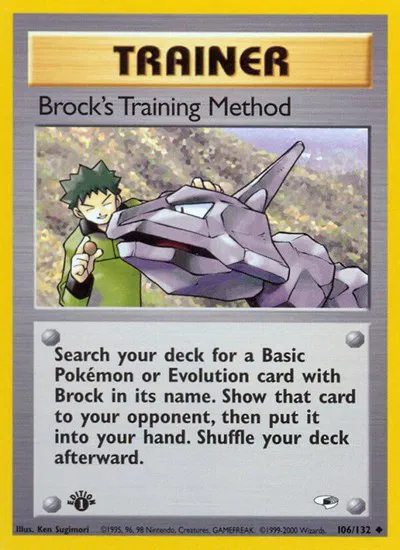 Brock's Training Method 