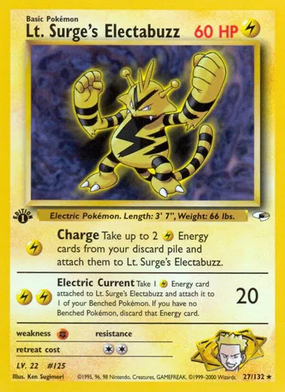 Lt. Surge's Electabuzz (27) 