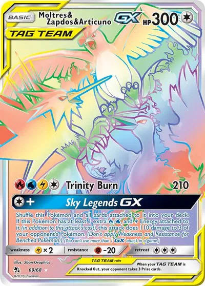 Moltres & Zapdos & Articuno GX (Secret) 