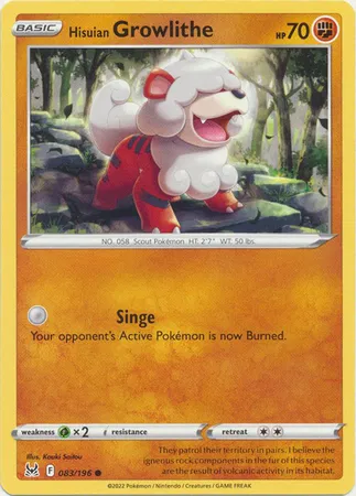 Hisuian Growlithe 