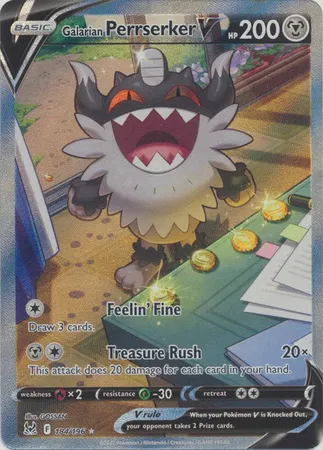 Galarian Perrserker V (Alternate Full Art) 