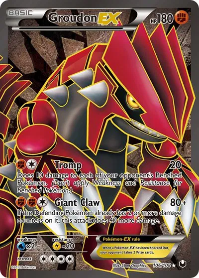 Groudon EX (106 Full Art) 