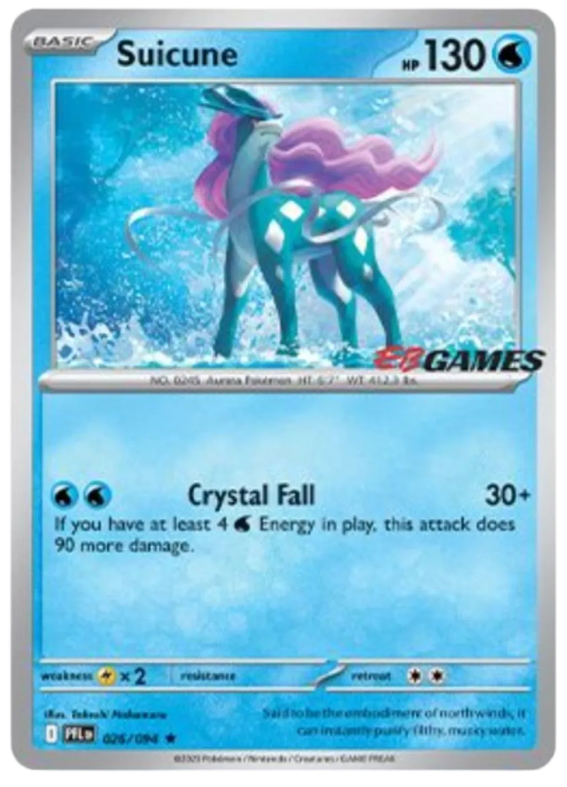 Suicune EB Games Stamped  