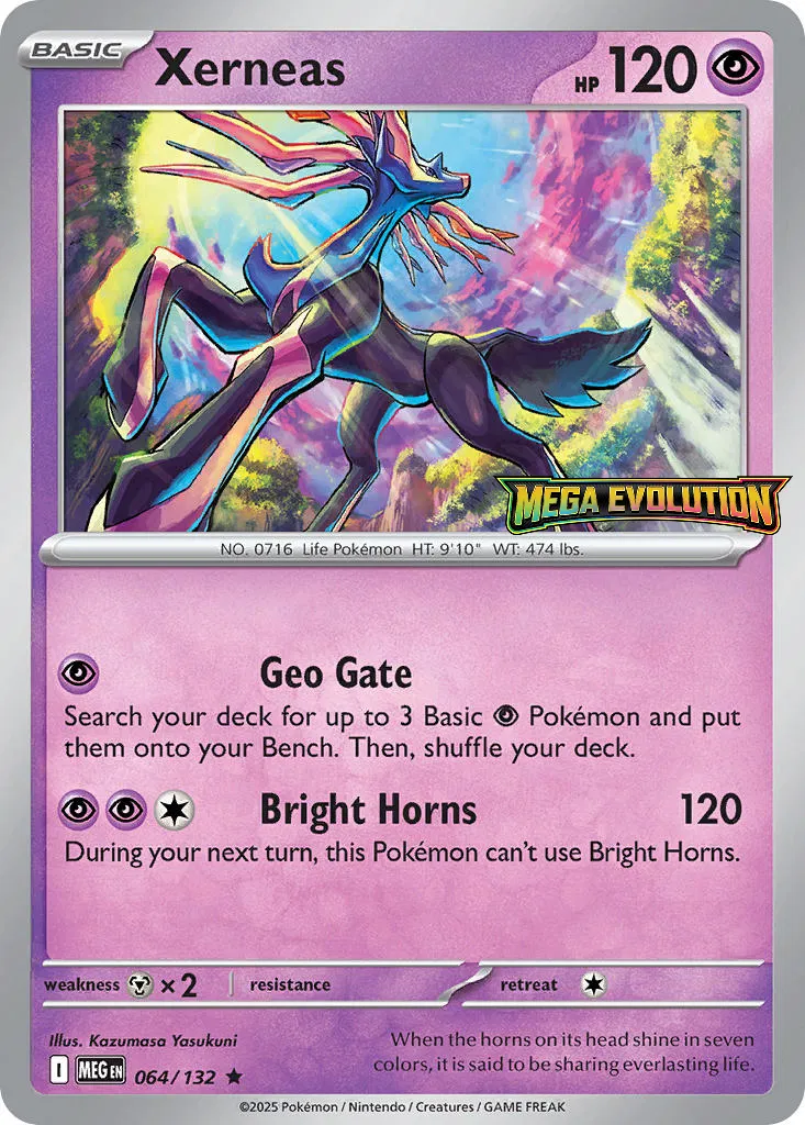 Xerneas (Mega Evolution Stamped) 
