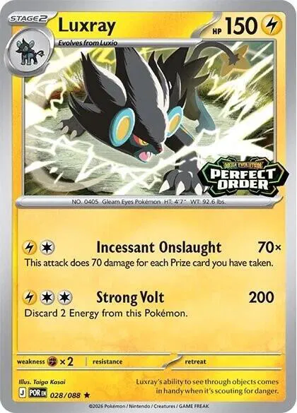 Luxray (Perfect Order Stamped) 
