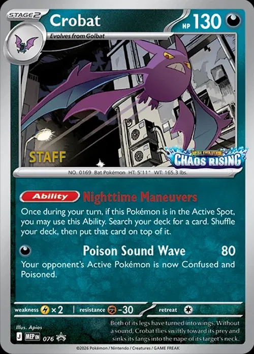 Crobat - 076 [Staff] 