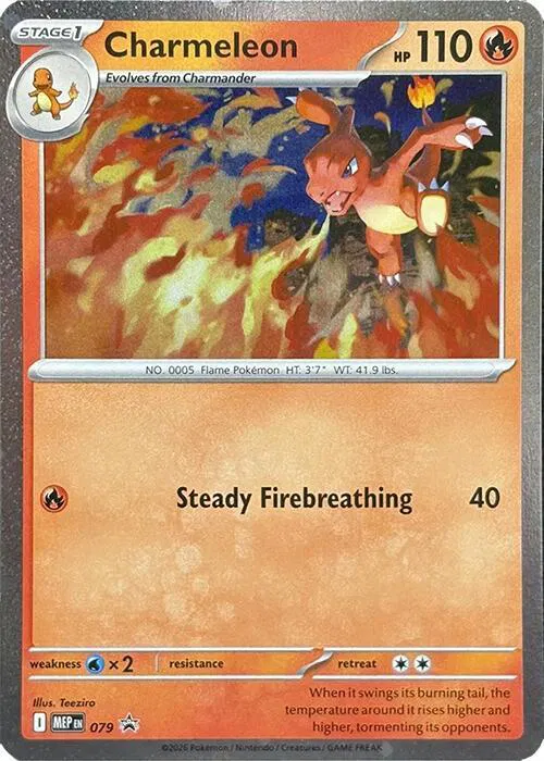Charmeleon - 079 (Cosmos Holo) 