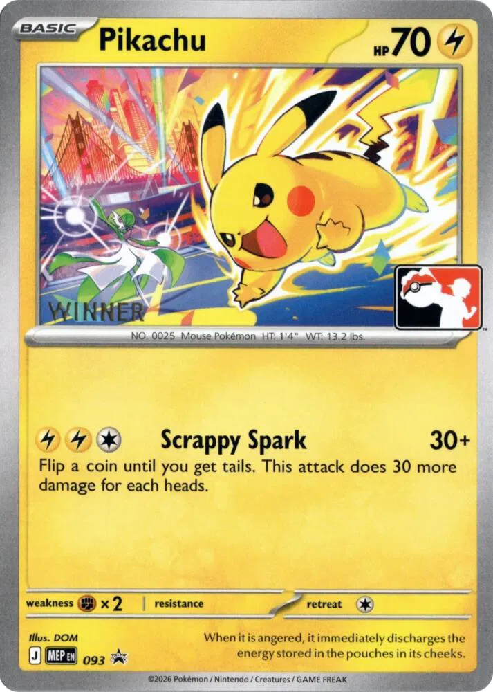 Pikachu - 093 (Winner) 