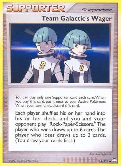 Team Galactic's Wager 