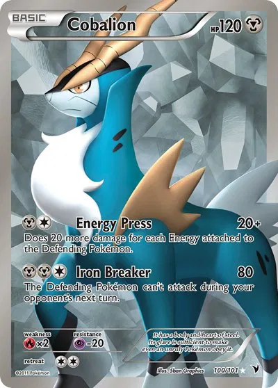 Cobalion (100 Full Art) 