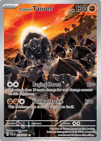 Paldean Tauros 