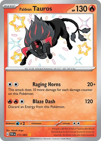 Paldean Tauros  