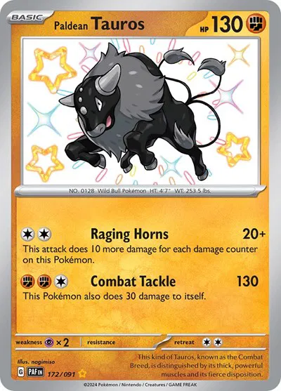 Paldean Tauros  