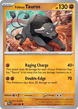Paldean Tauros 