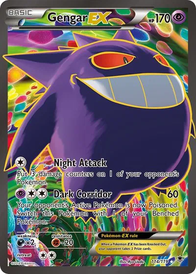 Gengar EX (114 Full Art) 