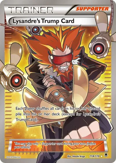 Lysandre's Trump Card (118 Full Art) 