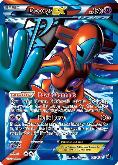 Deoxys EX (Team Plasma) (Full Art) 