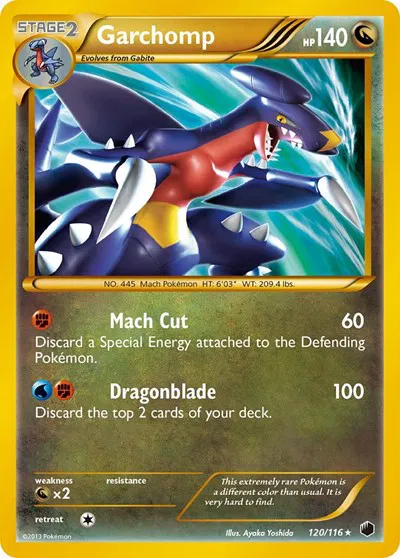 Garchomp (120 Secret Rare) 