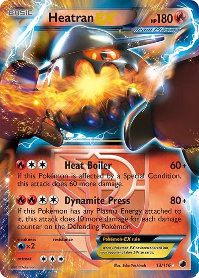 Heatran EX (Team Plasma) 