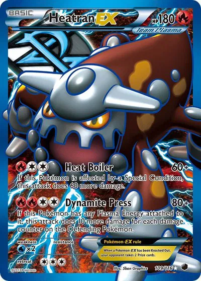 Heatran EX (Team Plasma) (Full Art) 