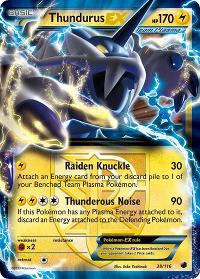 Thundurus EX (Team Plasma) 