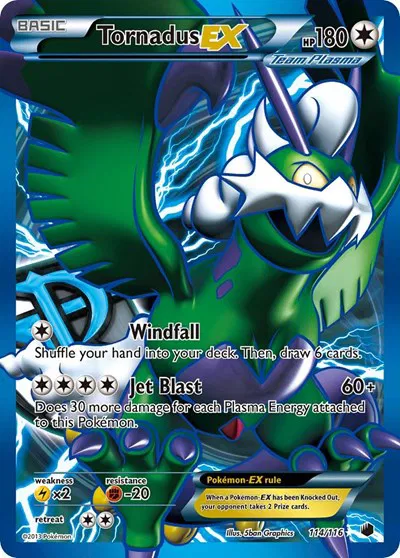 Tornadus EX (Team Plasma) (114 Full Art) 