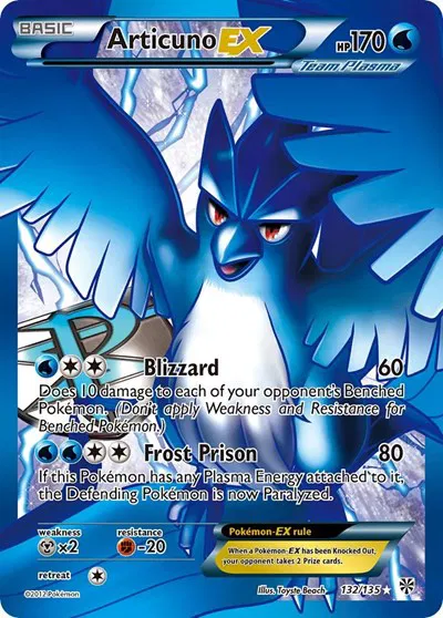 Articuno EX (Team Plasma) (Full Art) 