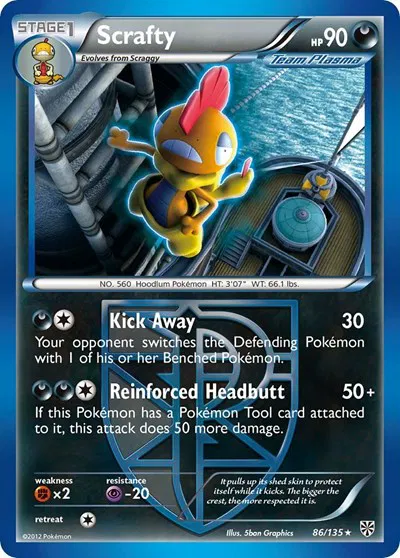 Scrafty (Team Plasma) 